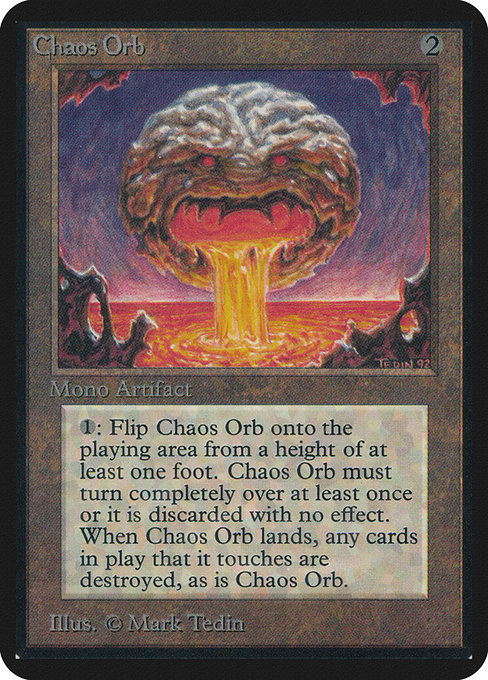 Chaos Orb from Limited Edition Alpha (Rare)