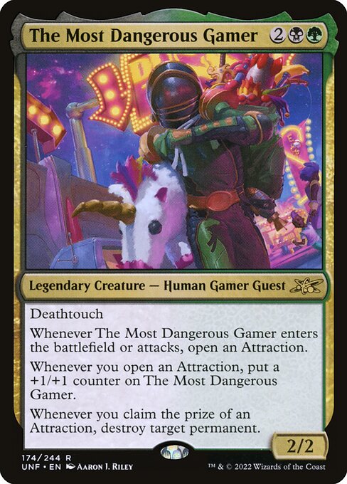 The Most Dangerous Gamer from Unfinity (Rare)