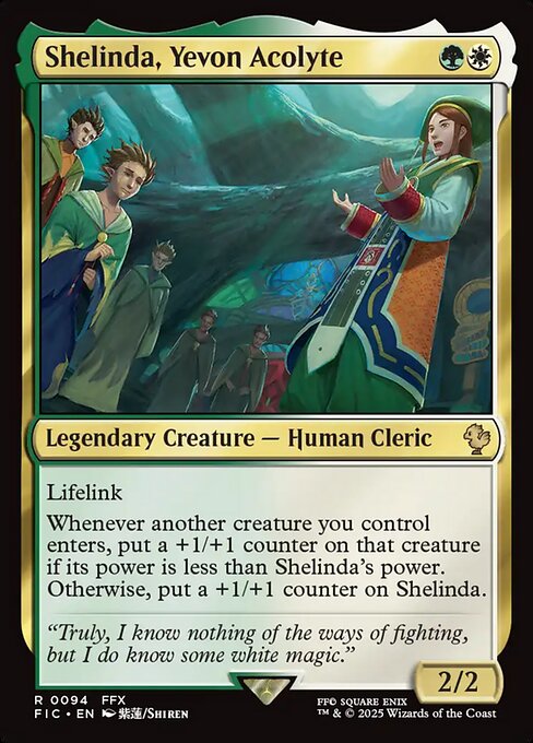 Shelinda, Yevon Acolyte (Rare)