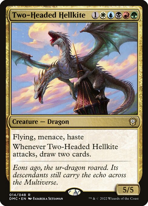 Two-Headed Hellkite (Rare)
