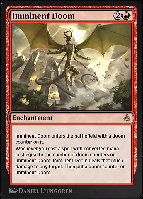Imminent Doom #161 – Amonkhet Remastered Imminent Doom from Amonkhet Remastered (Rare)