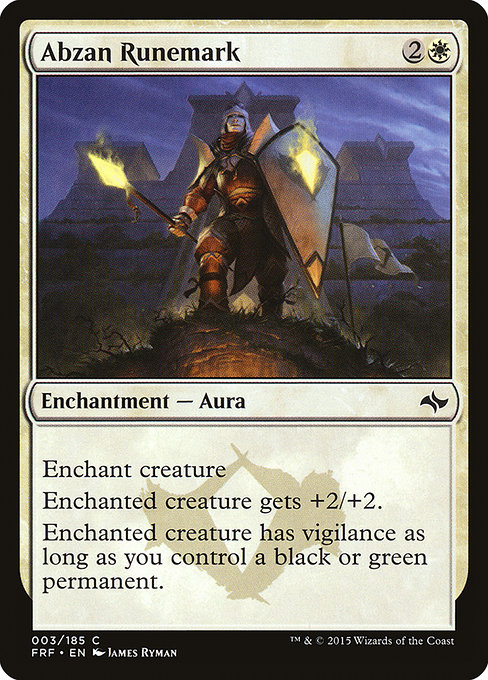 Abzan Runemark (Common)