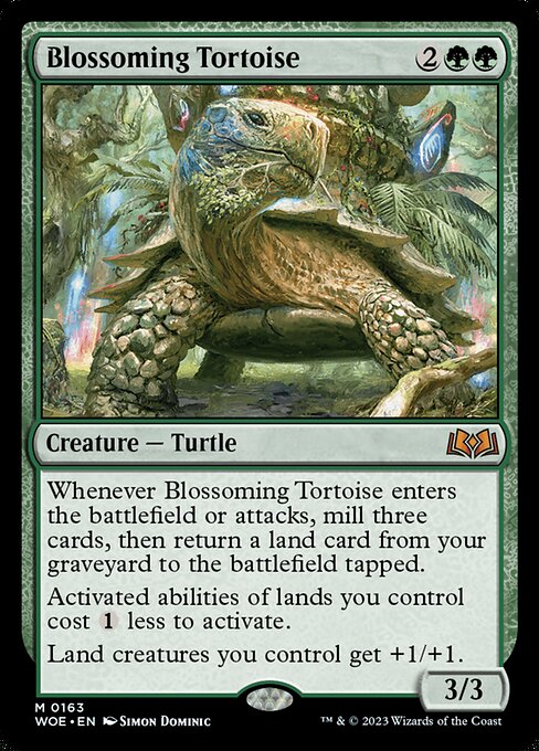 Blossoming Tortoise (Mythic)