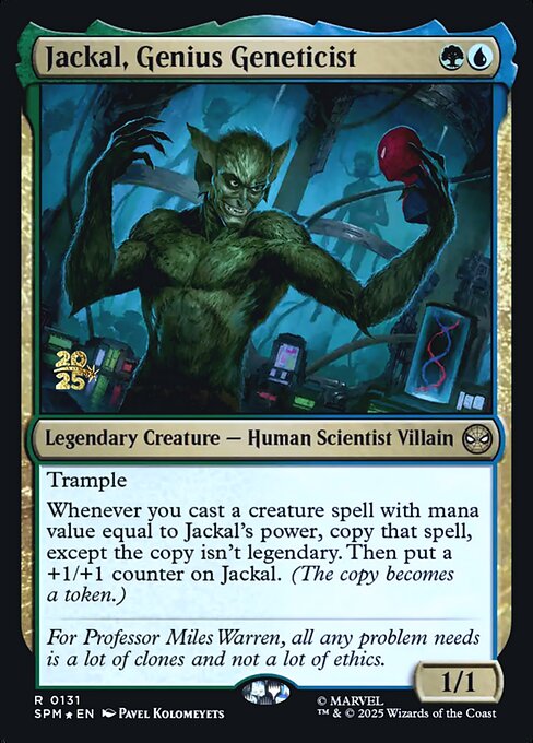 Jackal, Genius Geneticist (Rare)