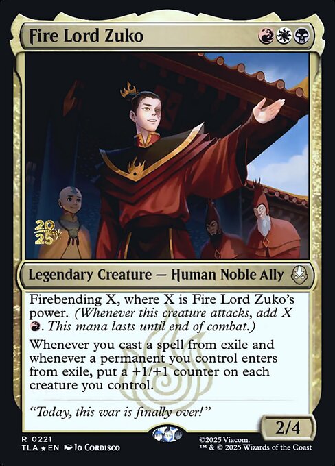 Fire Lord Zuko (Rare)