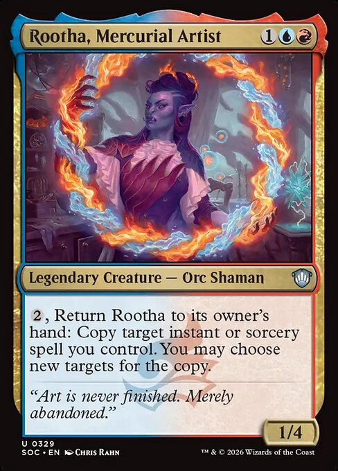 Rootha, Mercurial Artist (Uncommon)