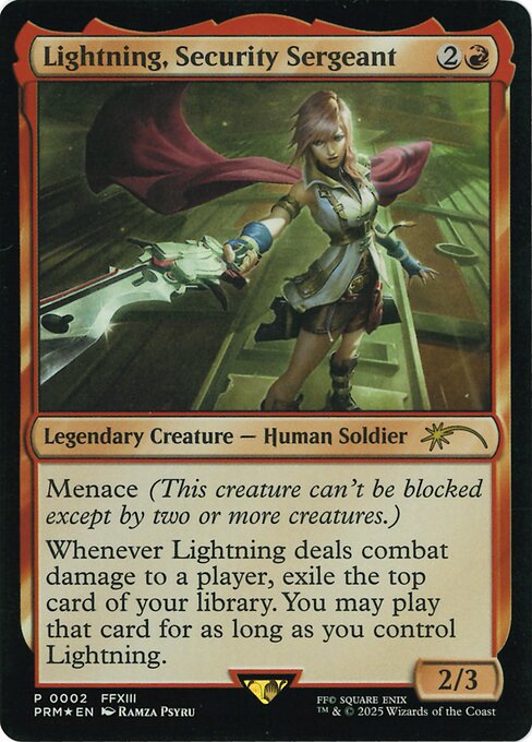 Lightning, Security Sergeant (Rare)