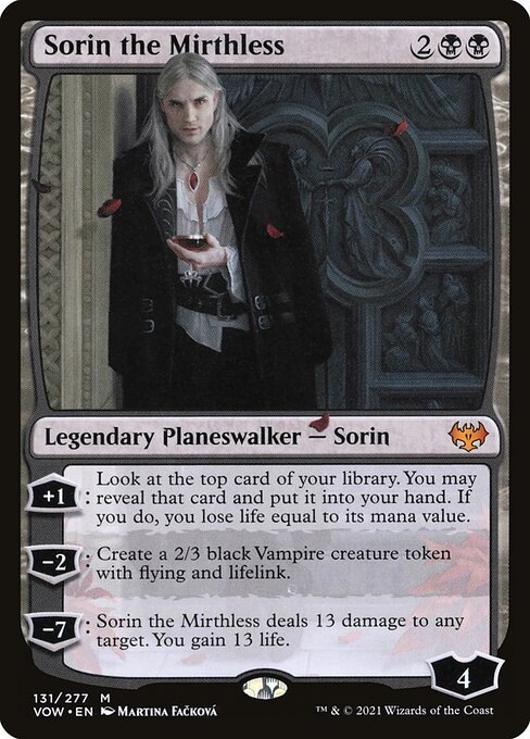 Sorin the Mirthless (Mythic)