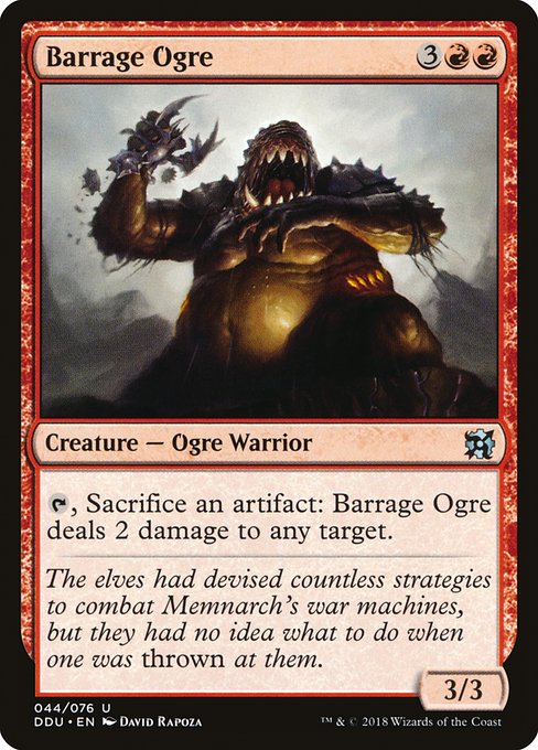 Barrage Ogre (Uncommon)