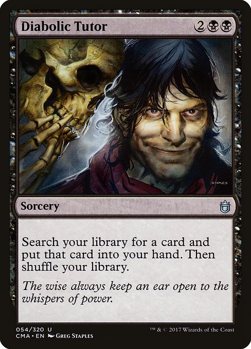 Diabolic Tutor (Uncommon)