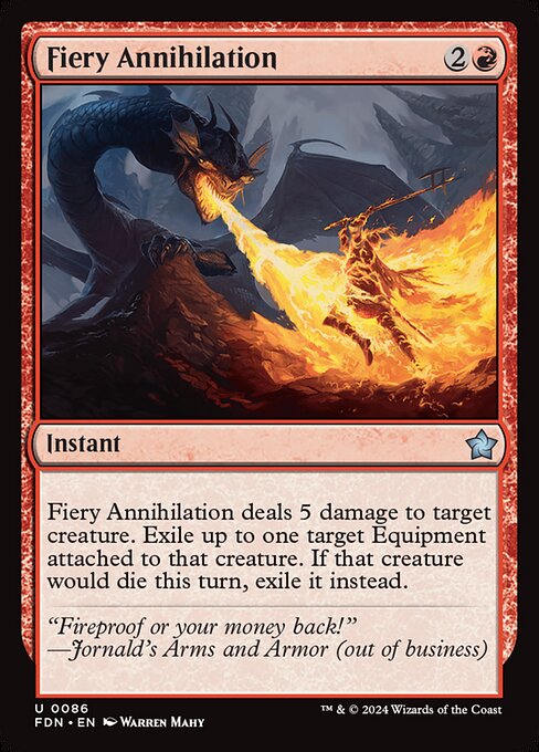 Fiery Annihilation (Uncommon)