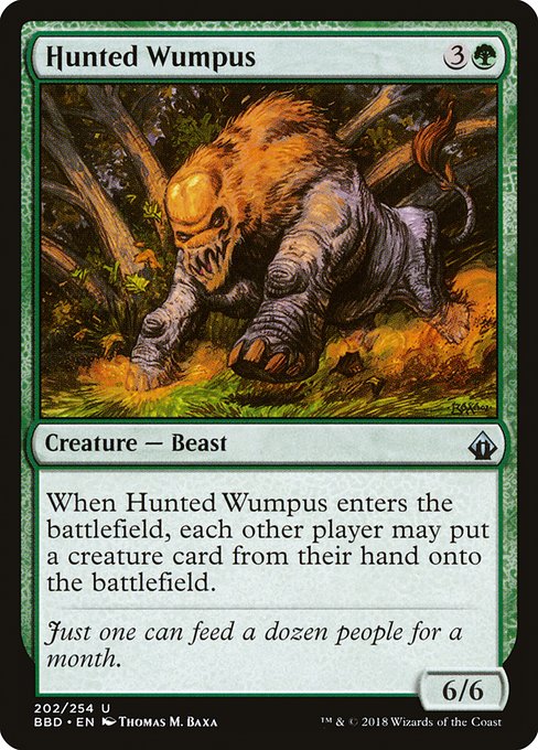 Hunted Wumpus (Uncommon)