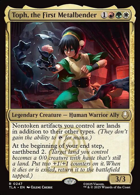 Toph, the First Metalbender (Rare)