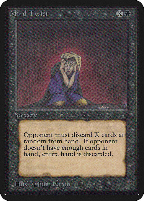 Mind Twist from Limited Edition Alpha (Rare)