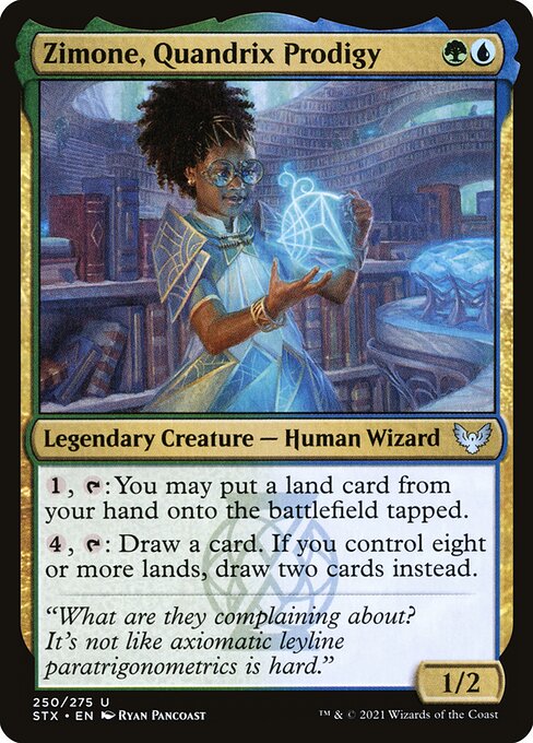Zimone, Quandrix Prodigy (Uncommon)