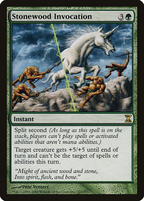 Stonewood Invocation (Rare)