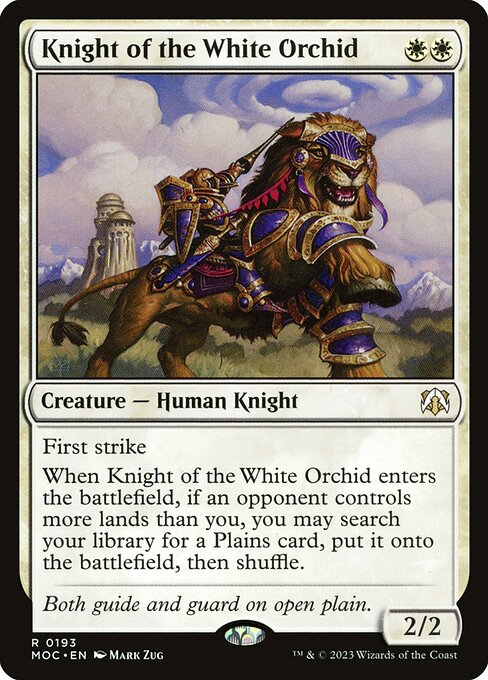 Knight of the White Orchid (Rare)