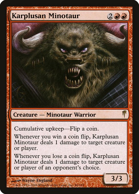Karplusan Minotaur (Rare)