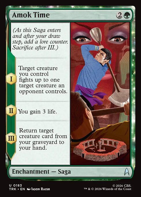 Amok Time from Star Trek (Uncommon)