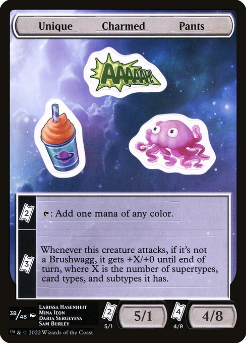 Unique Charmed Pants from Unfinity Sticker Sheets (Common)