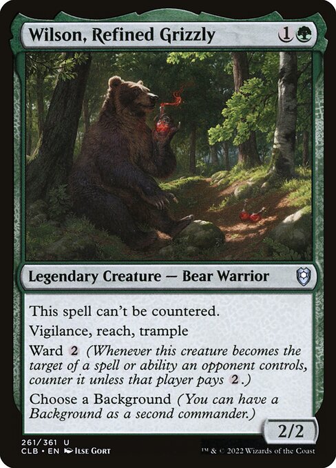 Wilson, Refined Grizzly (Uncommon)