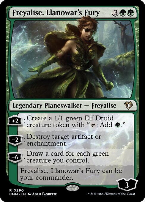 Freyalise, Llanowar's Fury (Rare)