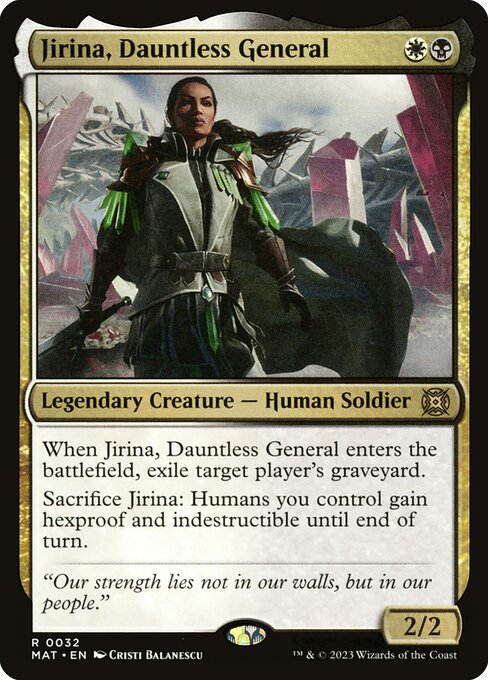 Jirina, Dauntless General (Rare)