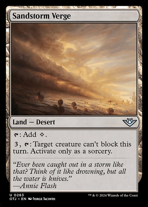 Sandstorm Verge (Uncommon)