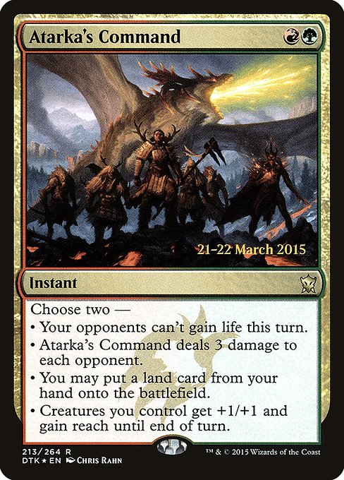Atarka's Command (Rare)