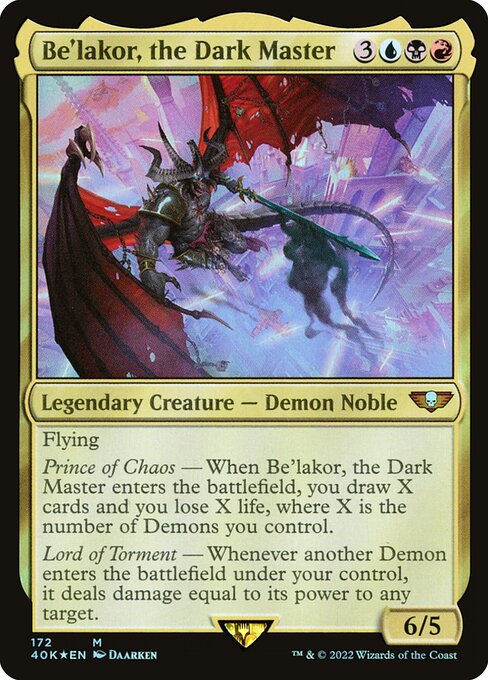 Be'lakor, the Dark Master (Mythic)
