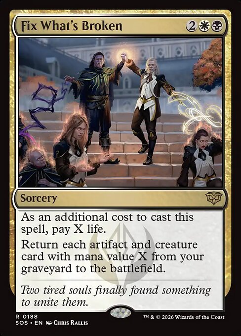 Fix What's Broken (Rare)