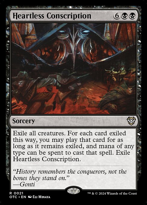 Heartless Conscription (Rare)