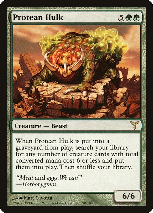 Protean Hulk from Dissension (Rare)