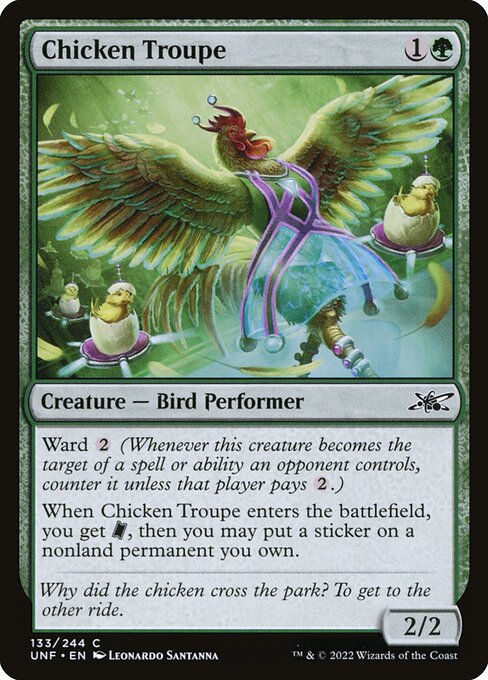 Chicken Troupe from Unfinity (Common)