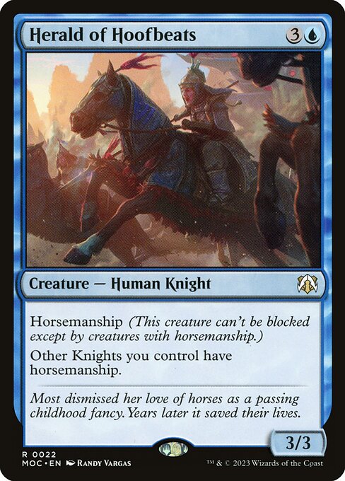 Herald of Hoofbeats (Rare)