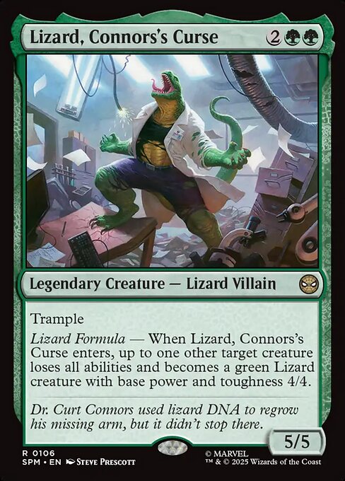 Lizard, Connors's Curse (Rare)