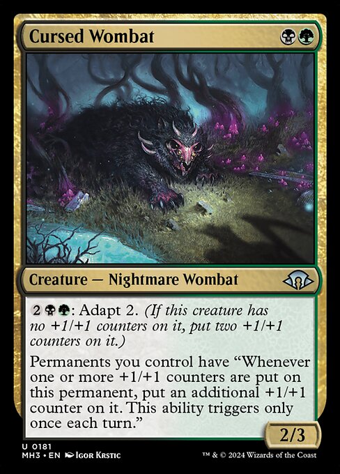 Cursed Wombat (Uncommon)