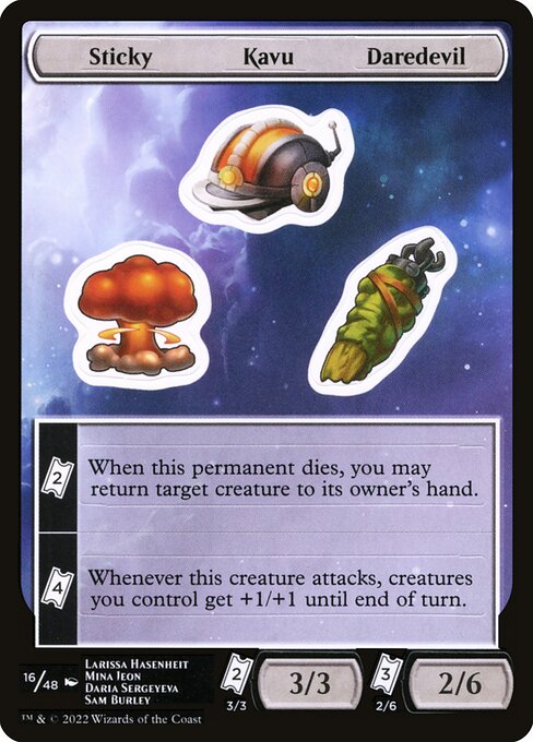Sticky Kavu Daredevil from Unfinity Sticker Sheets (Common)