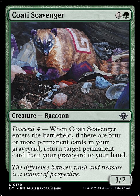 Coati Scavenger (Uncommon)