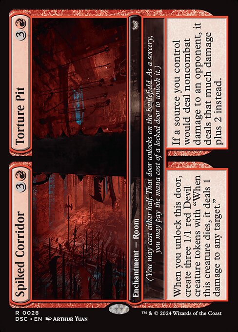 Spiked Corridor // Torture Pit (Rare)