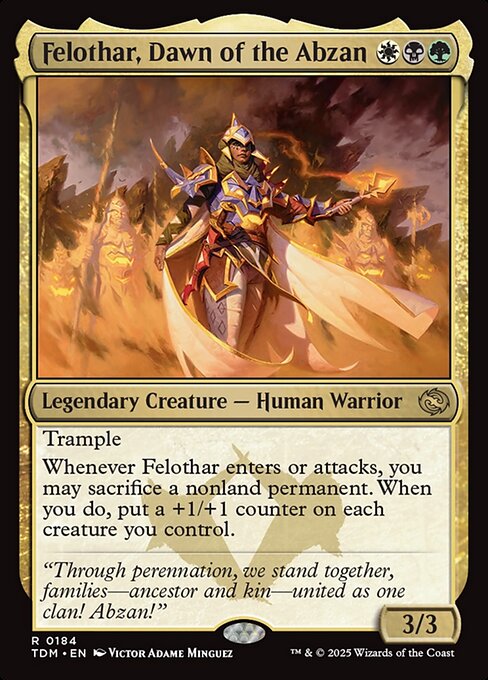 Felothar, Dawn of the Abzan (Rare)