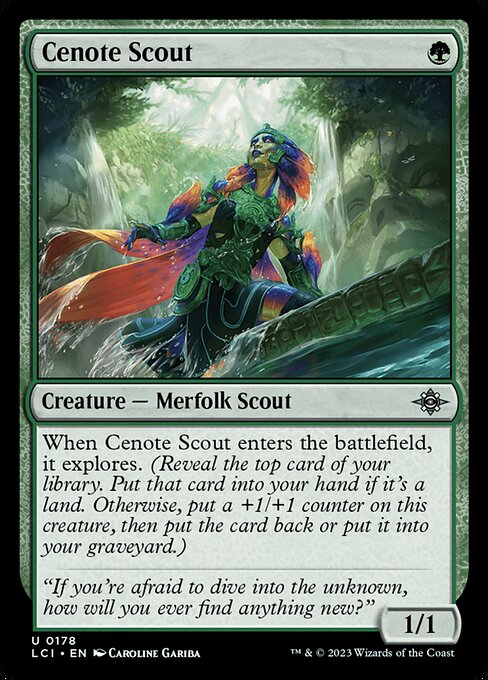 Cenote Scout (Uncommon)