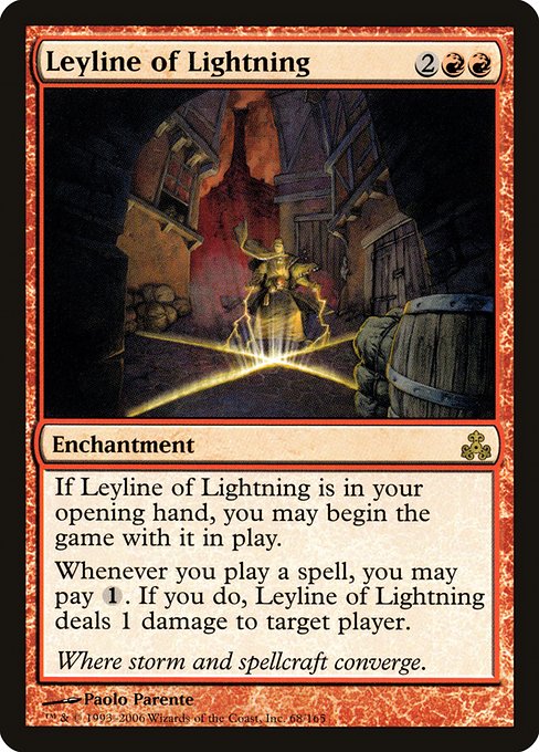 Leyline of Lightning (Rare)