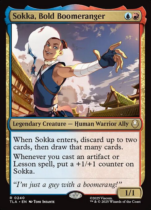 Sokka, Bold Boomeranger (Rare)