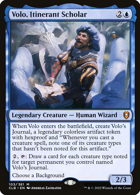 Volo, Itinerant Scholar (Mythic)
