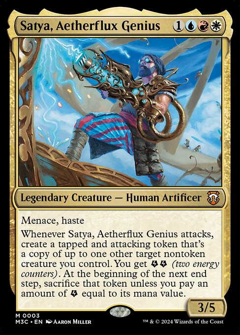 Satya, Aetherflux Genius (Mythic)