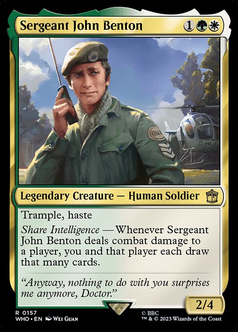 Sergeant John Benton (Rare)