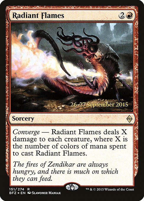 Radiant Flames (Rare)