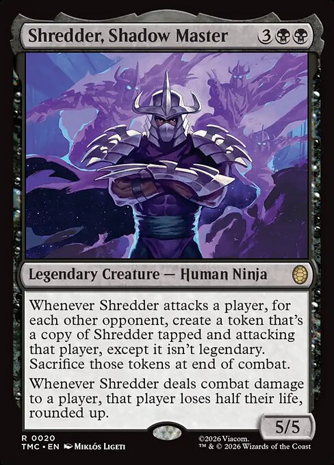 Shredder, Shadow Master (Rare)