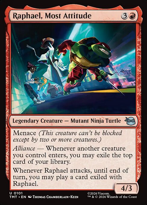 Raphael, Most Attitude (Uncommon)